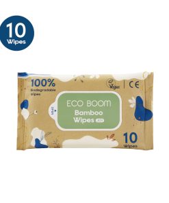 Bamboo Wet Wipes - (1 Pack of 10)