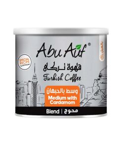 Abu Auf Medium Blended Turkish Coffee (200 Gram X 12 tin)