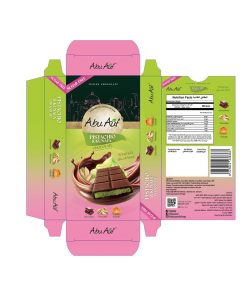 Abu Auf Pistachio & Kunafa Chocolate Sugar Free (100 Gram X 6 pcs X 30 boxes)