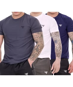 BOOM Training T-Shirt | Breathable Short Sleeves | Unisex | Pack of 3