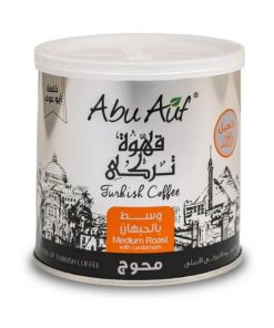 Abu Auf Blended Turkish Coffee 200g, Medium Roasted With Cardamom