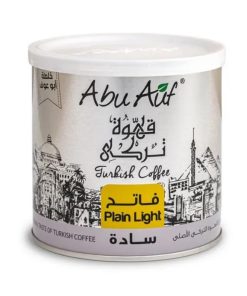 Abu Auf Plain Light Turkish Coffee, Light Roasted, 200g