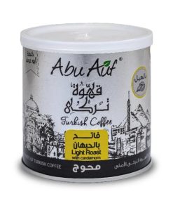 Abu Auf Blended Turkish Coffee, Light Roasted With Cardamom,200g