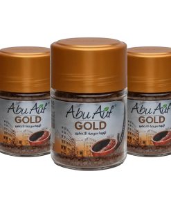 Abu Auf Premium Instant Coffee, GOLD - 45 grams (Pack of 3)