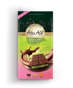 Abu Auf Pistachio & Kunafa Chocolate Sugar Free (100 Gram X 6 pcs X 30 boxes)