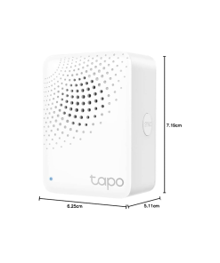 TP-LINK Tapo Smart IoT Hub with Chime, Whole-Home Coverage, Low-Power Wireless Protocol, Smart Alarm, Smart Doorbell (Tapo H100）