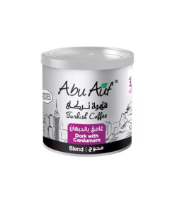 Abu Auf Blended Turkish Coffee Dark Roasted with Cardamom 200g - 24 Packs/Carton - 36 Cartons/Pallet