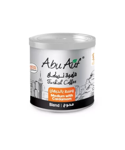 Abu Auf Blended Turkish Coffee Medium Roasted with Cardamom 200g - 24 Packs/Carton - 36 Cartons/Pallet