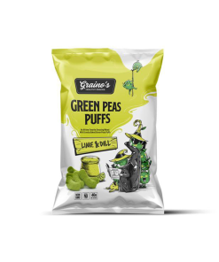 Graino's Green Peas Puffs - Lemon & Dill 40g (12/Box)