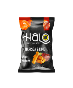 Halo 8g Protein Puffs 40g (20/Box) - Harissa & lime