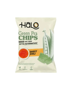 Halo Green Peas Chips 50g - Sweet Chili (20/Box)