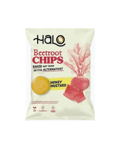 Halo Beetroot Chips 50g - Honey Mustard (20/Box)