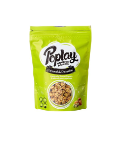 Poplay Gourmet Popcorn - Caramel Pistachio 80g (12/Box)