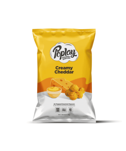 Poplay Gourmet Popcorn - Creamy Cheddar 40g (12/Box)