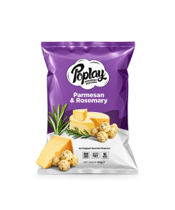 Poplay Gourmet Popcorn - Parmesan 40g (12/Box)