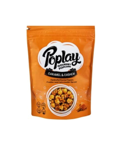 Poplay Gourmet Popcorn - Caramel Cashew 80g (12/Box)