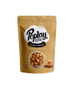 Poplay Gourmet Popcorn - Caramel Cinnamon 80g (12/Box)